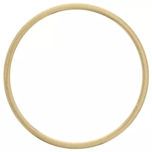 Anelli di montaggio e tessitura rotondi da 20 mm - ottone grezzo x50