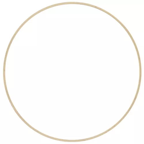 Anelli di montaggio e tessitura rotondi da 60 mm - Ottone grezzo x15