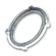 Castone PureCrystal 4127 ovale mm. 30x22 argentato