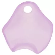 Petali di fiori acrilici da 15 mm con effetto smerigliato - Viola x15