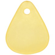 Petali di fiori in acrilico 17x14 mm con effetto smerigliato - Arancio chiaro x15