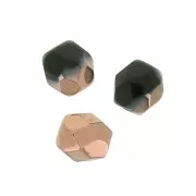 Sfaccettate mm. 4 Jet Capri Gold x50