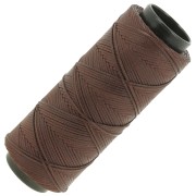 Filo di poliestere cerato - Slam Cord per micro macramè 1 mm - Cacao x100m|raw }}