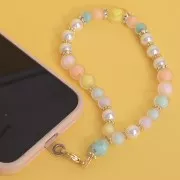 Perle a fiore 7 mm - Dorato con oro fino x10