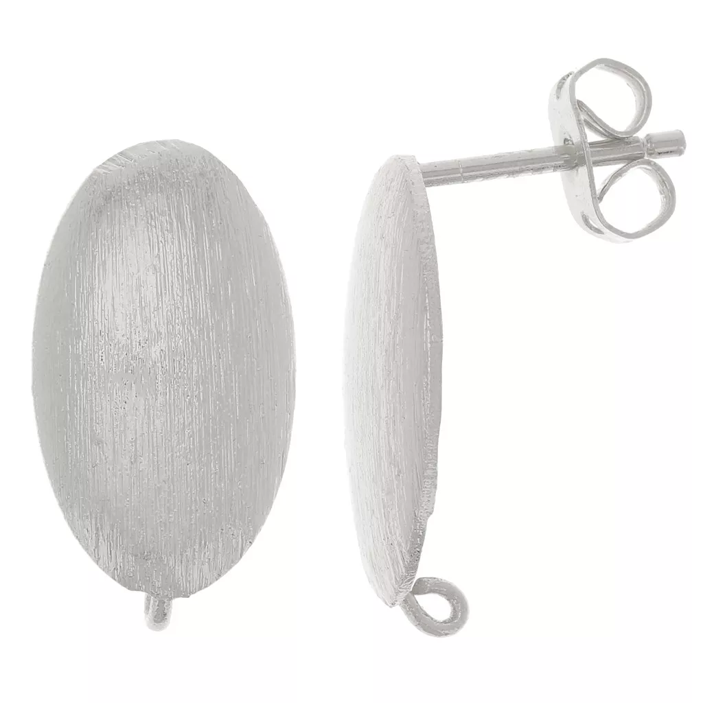 Orecchini in Argento 925‰ C.Z. blu/bianco Perle Piena Perlagione drop 7½x8mm
