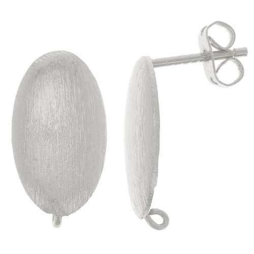 Tongzhe Orecchini A Perno In Argento Sterling 925 Con Opale Sintetico Bianco 4mm, Ipoallergenici, Regalo In Scatola