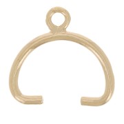 Gancio per pendente - Chiusura da 8 mm - Gold filled x1
