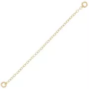 Catena Forzatina a 2 anelli 55x1,2 mm - Gold filled x1