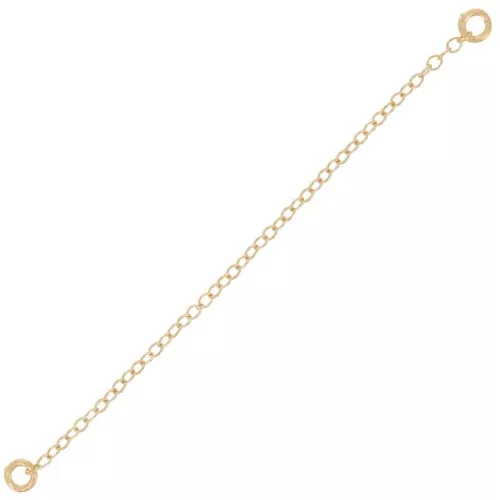 Catena Forzatina a 2 anelli 55x1,2 mm - Gold filled x1