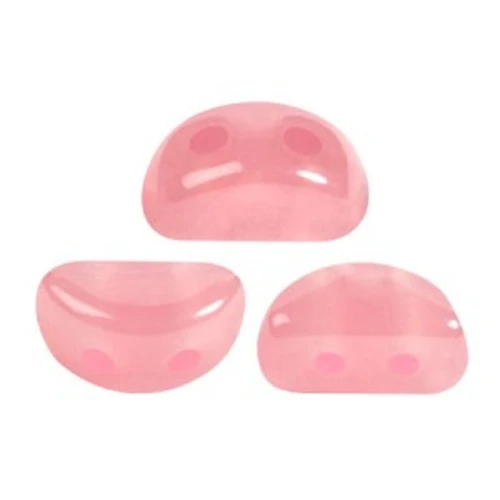 Perle in vetro Kos® par Puca® 6x3mm Light Rose Opal Luster x10g