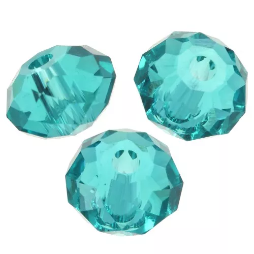 Sfera appiattita PureCrystal 5040 mm. 6 Blu zircone x1