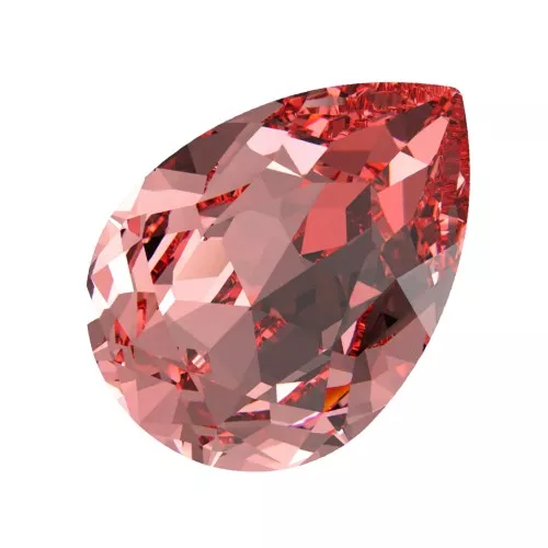 Cabochon PureCrystal 4320 pera mm. 8x6 Rose Peach x1