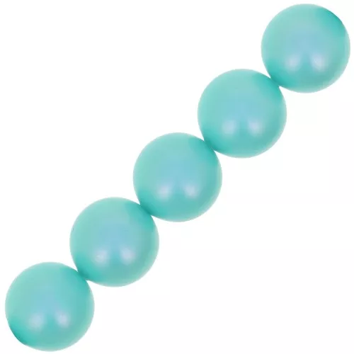 Perline PureCrystal 5810 4 mm Crystal Iridescent Light Turquoise Pearl x20