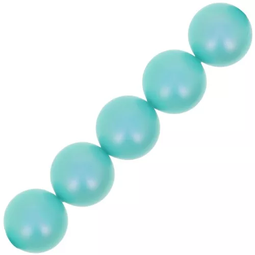 Perline PureCrystal 5810 8 mm Crystal Iridescent Light Turquoise Pearl x5