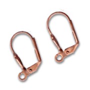 Orecchini chiusi conchiglia mm. 18 rame antico x2|raw }}