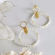 Perline PureCrystal Perle grani di riso 5824 4mm Iridescent L.Turquoise Pearl x20