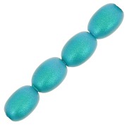Perline PureCrystal Perle grani di riso 5824 4mm Iridescent Dk Turquoise Pearl x20|raw }}