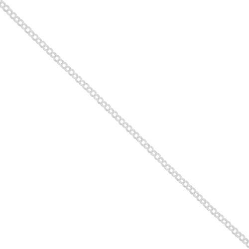 Catena Forzatina a doppio anello 3 mm - Argentato HQ x1m