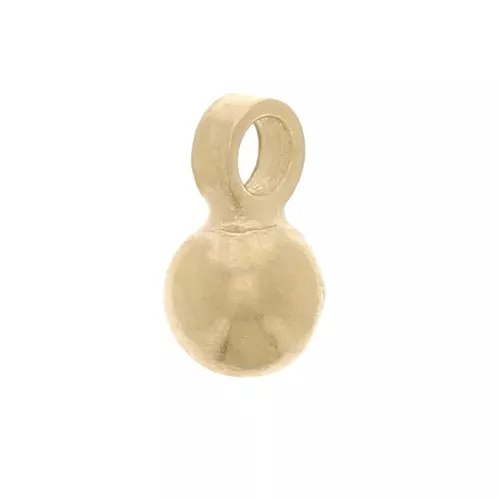 Ciondolo a sfera da 3 mm - placcato oro 3 micron x1
