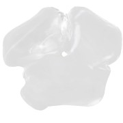 40 mm fiore in resina trasparente - Cristallo x1|raw }}