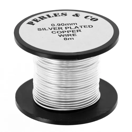 Filo di rame 0,90 mm - Argento x8m