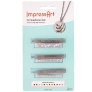 Kit di incastonatura - cristalli di pietra nascita - Impress Art|raw }}