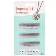 Kit di incastonatura - cristalli di pietra nascita - Impress Art