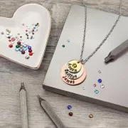 Kit di incastonatura - cristalli di pietra nascita - Impress Art