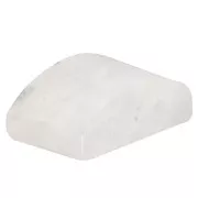 Perlina a 2 fori in pietra semipreziosa 12x8 mm - Pietra di luna x1