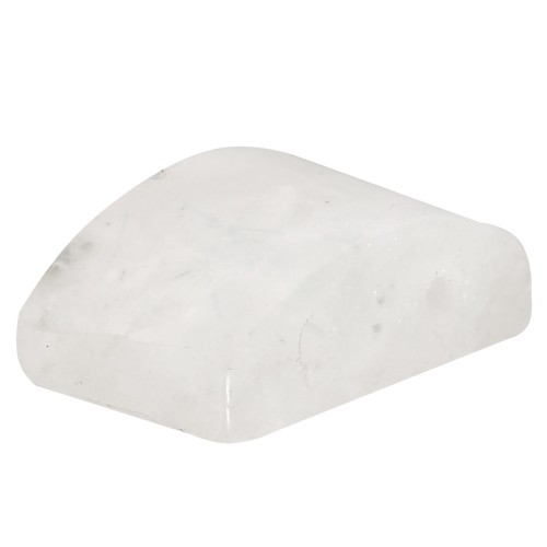 Perlina a 2 fori in pietra semipreziosa 12x8 mm - Pietra di luna x1