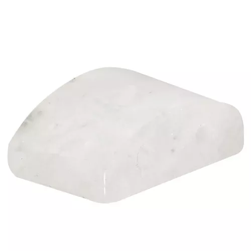 Perlina a 2 fori in pietra semipreziosa 12x8 mm - Pietra di luna x1