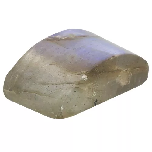 Perlina a 2 fori in pietra semipreziosa 12x8 mm - Labradorite x1