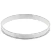 Bracciale 8x65 mm per tessitura Delica 11/0 - 3 fili 5,3 mm - Argento x1