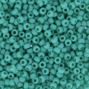 Perline Miyuki 11/0 412 - Verde turchese opaco x 100 g