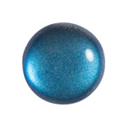 Cabochon di vetro di Puca® 18 mm Ice Slushy Blue Rasberry x1