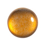 Cabochon di vetro di Puca® 18 mm Ice Slushy Orange x1