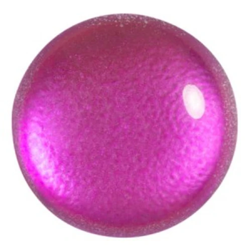 Cabochon rotondo in vetro di Puca® 25 mm - Ice Slushy Strawberry x1
