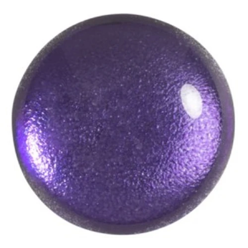 Cabochon rotondo in vetro di Puca® 25 mm - Ice Slushy Purple Grape x1