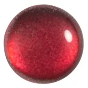 Cabochon rotondo in vetro di Puca® 25 mm - Ice Slushy Cherry x1