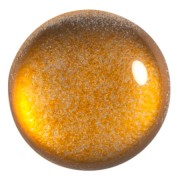Cabochon rotondo in vetro di Puca® 25 mm - Ice Slushy Orange x1