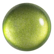 Cabochon rotondo in vetro di Puca® 25 mm - Ice Slushy Lime x1