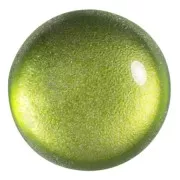 Cabochon rotondo in vetro di Puca® 25 mm - Ice Slushy Lime x1