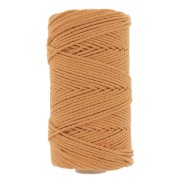 Rocchetto di filo di cotone per macramè da 2 mm - Senape x100m