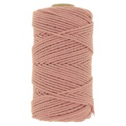 Rocchetto di filo di cotone per macramè da 2 mm - Blush x100 m