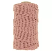 Rocchetto di filo di cotone per macramè da 2 mm - Blush x100 m