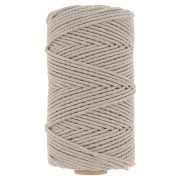 Rocchetto di cordoncino Macramè in cotone 2 mm - Lino x100m|raw }}