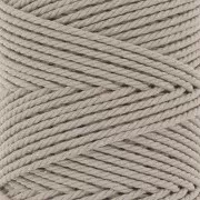 Rocchetto di cordoncino Macramè in cotone 2 mm - Lino x100m
