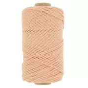 Abricot - Bobine de cordon en coton pour macramé 2 mm - Abricot x100m Bobine de cordon en coton pour macramé 2 mm - Abricot x100m