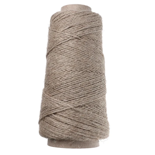 Bobina di filo di lino 2 mm - Naturale x200gr