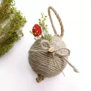 Bobina di filo di lino 2 mm - Naturale x200gr